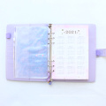 2021 new macaron office school spiral notebooks stationery,cute personal binder weekly planner agenda organizer,rose gold,A5A6